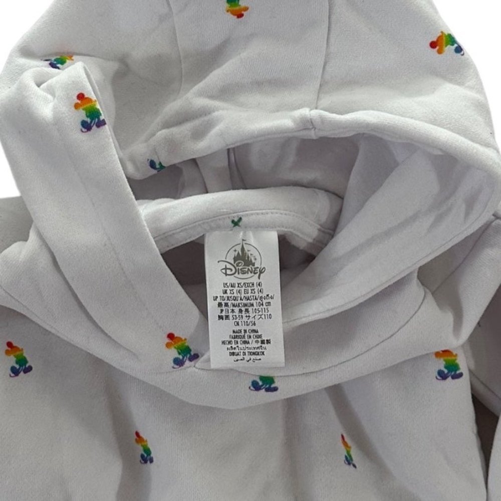 Disney Kids Pride Hoodie - Size XS 4 - Picture 4 of 4